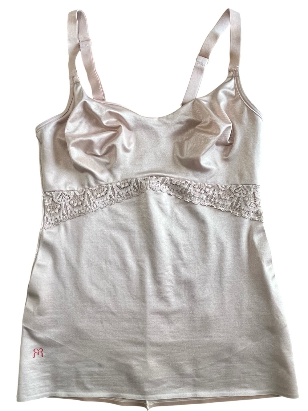 Ruby Ribbon Lace Cami Pale Nude Shaping 3024, Size 34